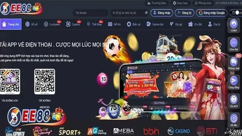 Link trang chủ ee88